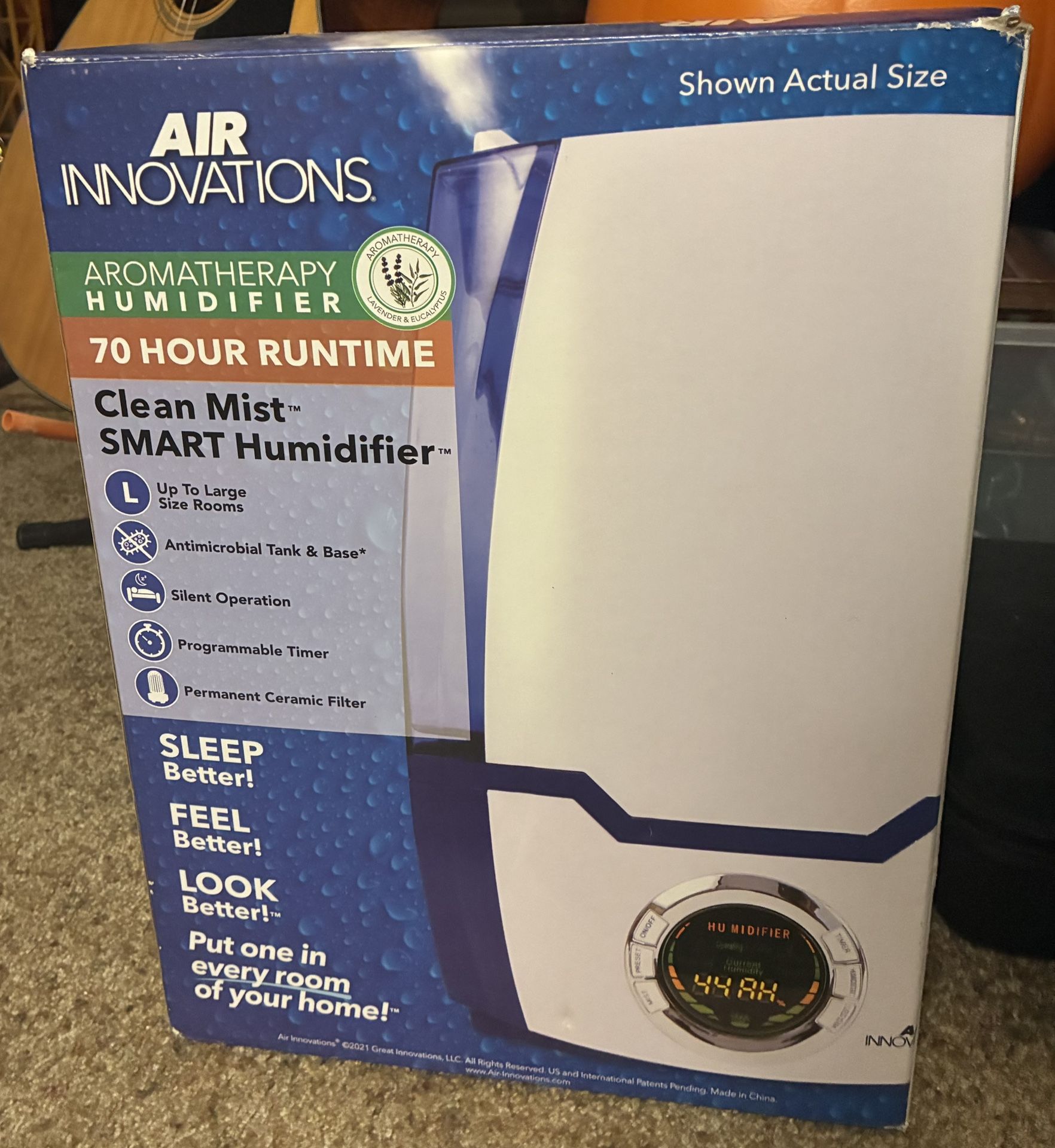 Ultrasonic Cool Mist Humidifier With Aromatherapy