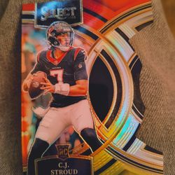Cj Stroud Select CLUB LEVEL ROOKIE CARD