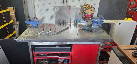 Welding Table - Heavy Duty with drawers