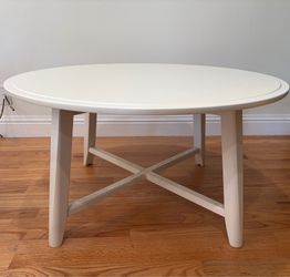 IKEA KRAGSTA White Round Coffee Table