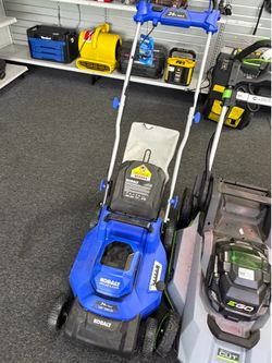 K￼obalt electric lawnmower