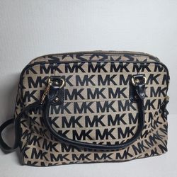 Michael Kors monogram satchel handbag