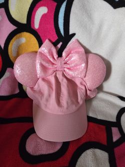 Disney Inspired Pink Minnie Mouse Ears Hat