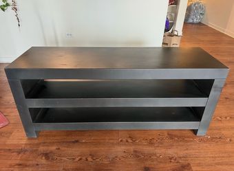 Sturdy metal tv stand