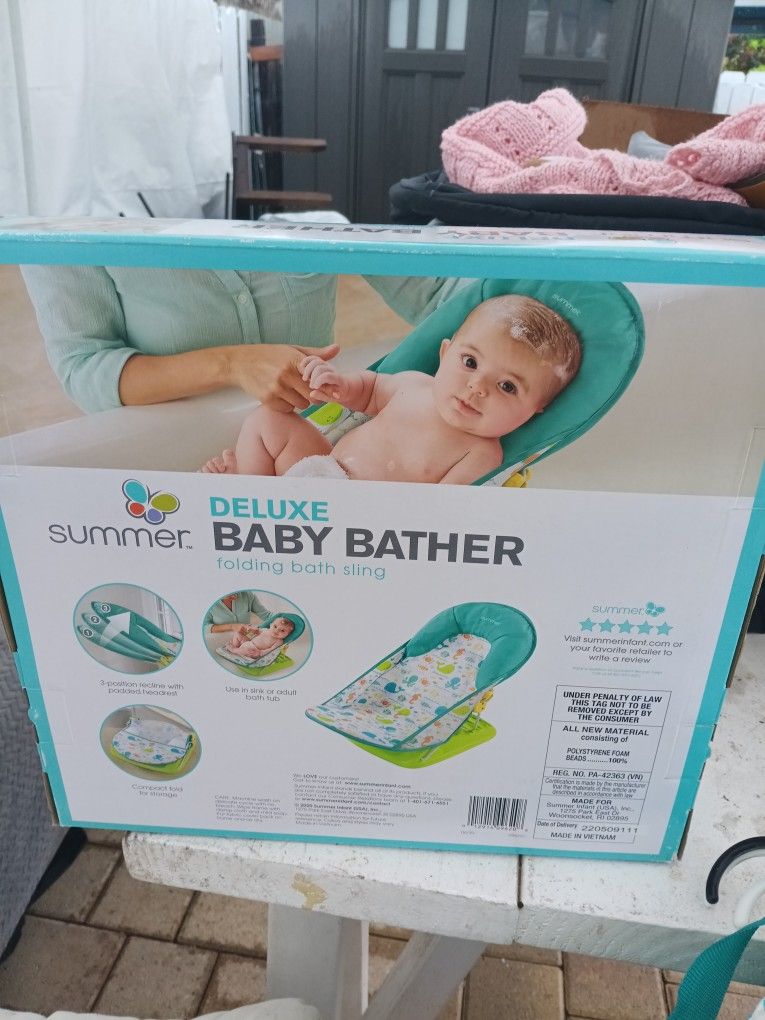 Baby Bather,Use In Sink Or Adult But Tub