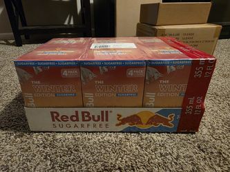 Red Bull Winter Edition Energy Drink, Fuji Apple & Ginger, 12 fl oz., 6x 4 Cans