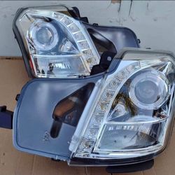 03-07 Cadillac CTS LED Headlights Faros Calaveras Micas Luces Lamps 