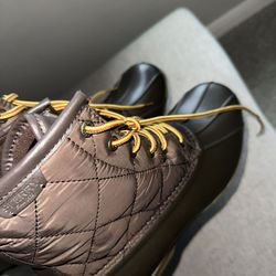 Men’s Sperrys Saltwater Nylon Brown Duck Boots 