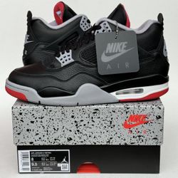 New Air Jordan 4 Retro Bred Reimagined size 8 FV5029-006