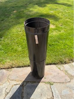 Single wall stove pipe