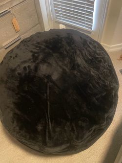 Comfy Large Black Bean Bag