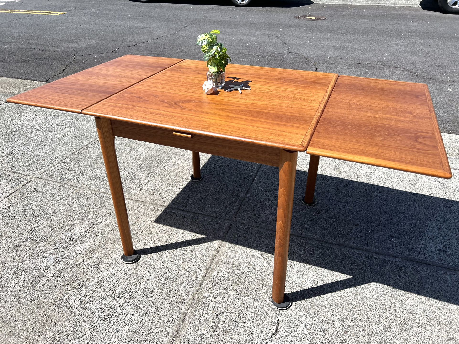 Mid-Century Dining Table .. Denmark .. Two Chairs Included