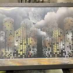 Spray Paint city scape