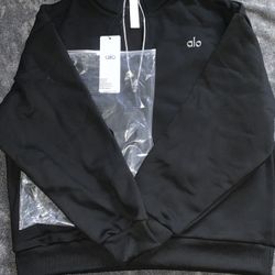 Alo Mens Quarterzip (black).