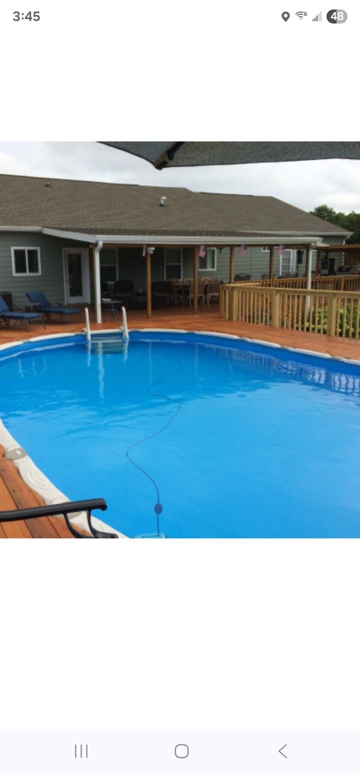 Oval Pool Liner.