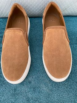 UGG Jass 1106545 Women's Brown Suede Casual Slip-On Sneakers Shoes Size US 8.5