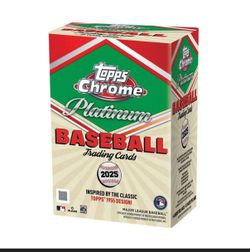 MLB Chrome Platinum 55" Baseball Foil Box