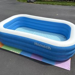 Inflatable Pool - 84x60 With Foam Pads Included