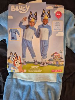 Bluey Toddler Costume Size L/G (4-6X)