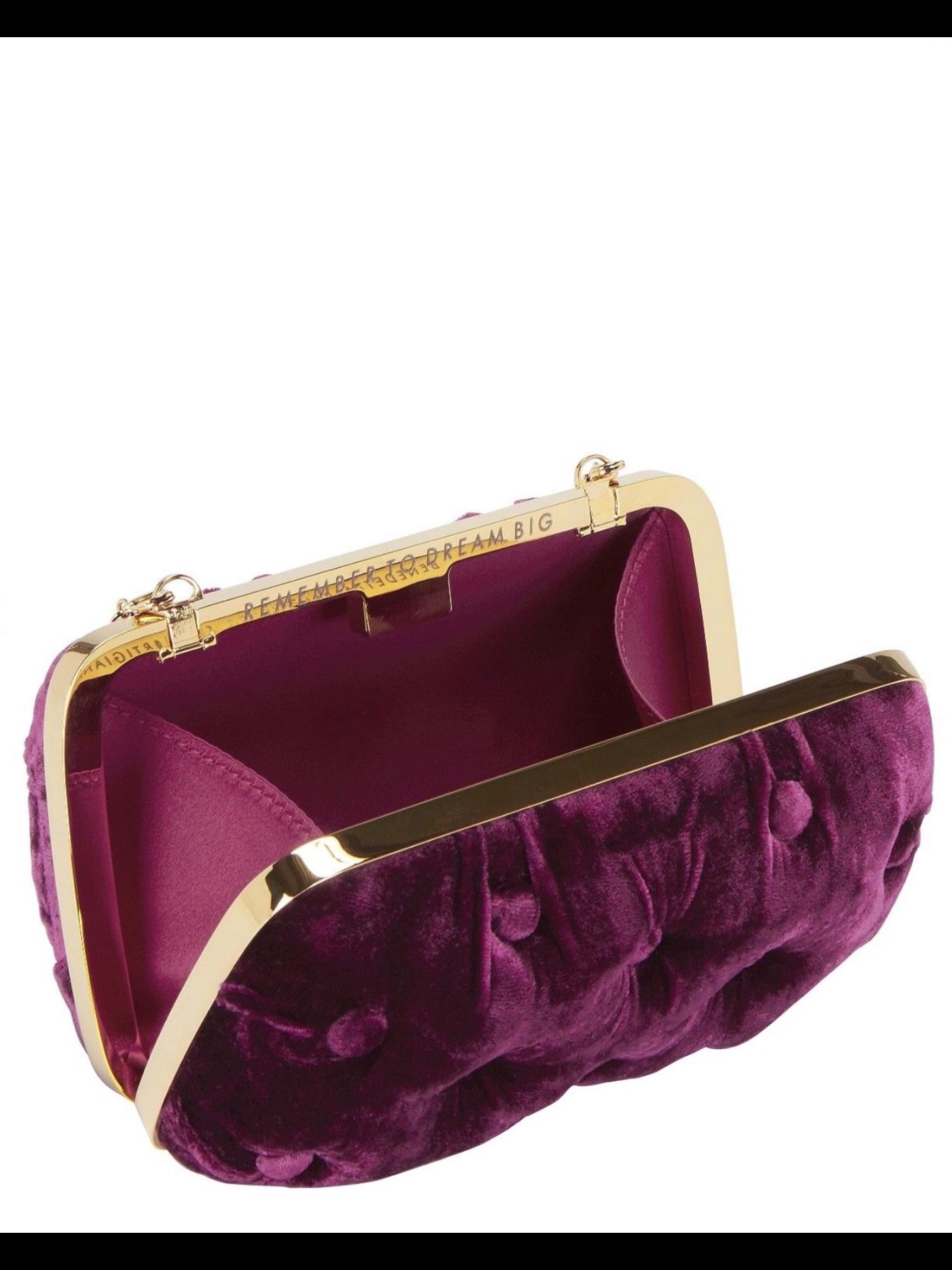 Benedetta Bruzziches Carmen Tufted Purple Velvet Clutch with Comb