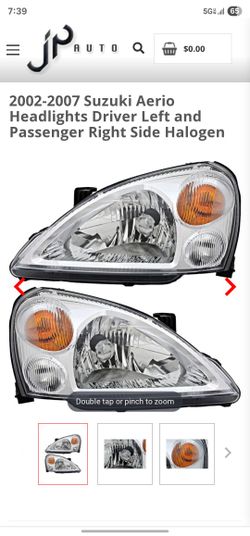 2002 Suzuki Aerio Headlights