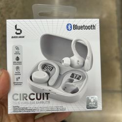 NWT Bass Jaxx Circuit Wireless Earbuds