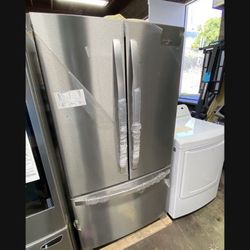 New Whirlpool - 25.2 Cu. Ft. French Door Refrigerator with Internal Water Dispenser - Stainless Steel