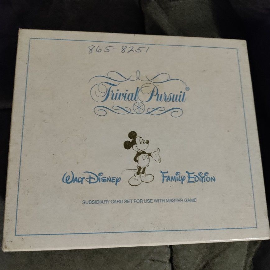 Trivial Pursuit Walt Disney Edition Boardgame
