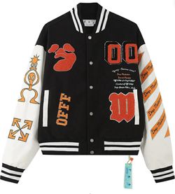 Off White S005 Varsity Jacket 