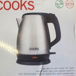 New Cooks Electric Kettle 1.7 Litr 