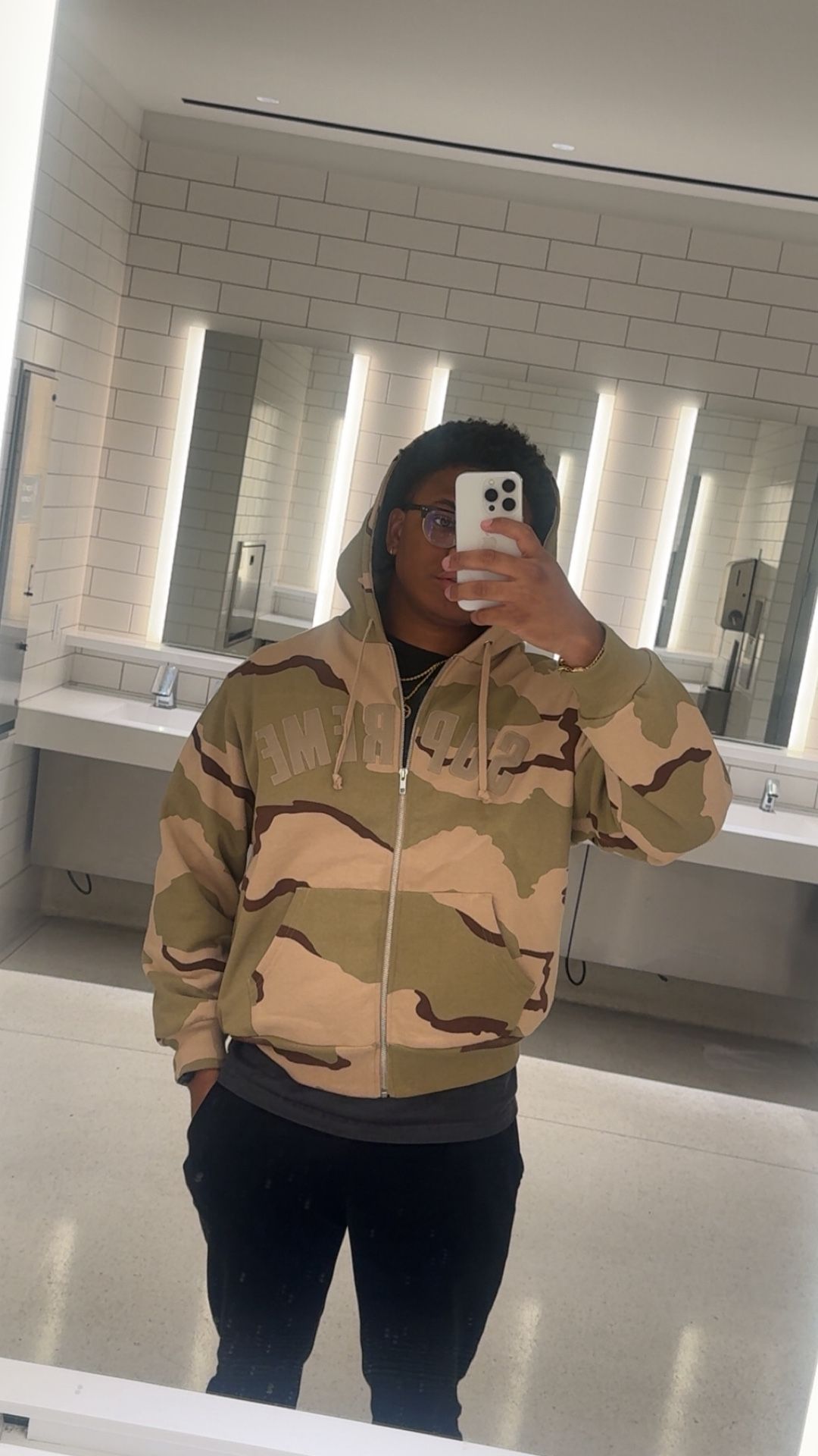 Supreme camo jacket