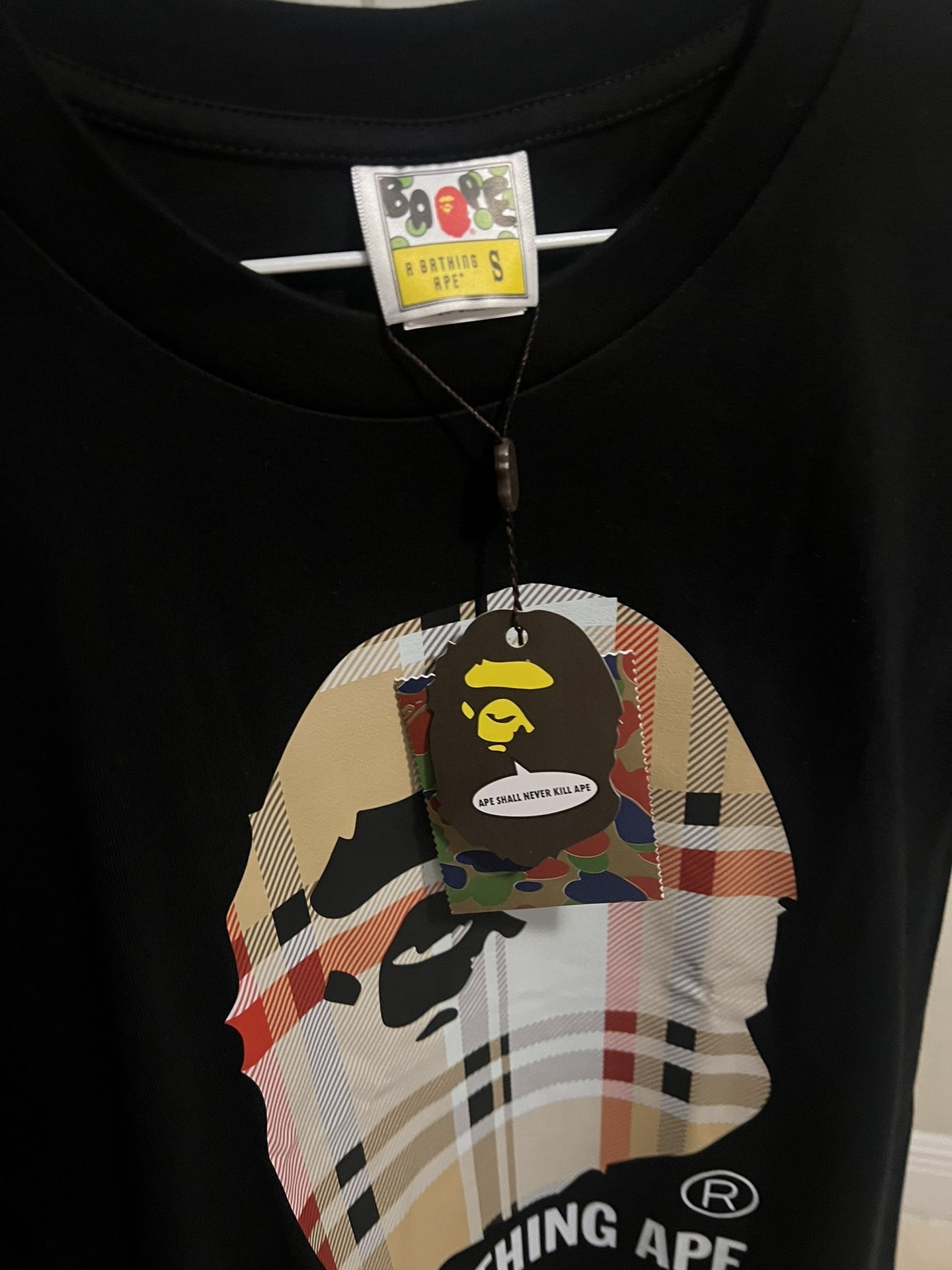 Burberry Bape Black T