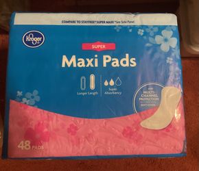 13 Packages Of Kroger Super Maxi Pads