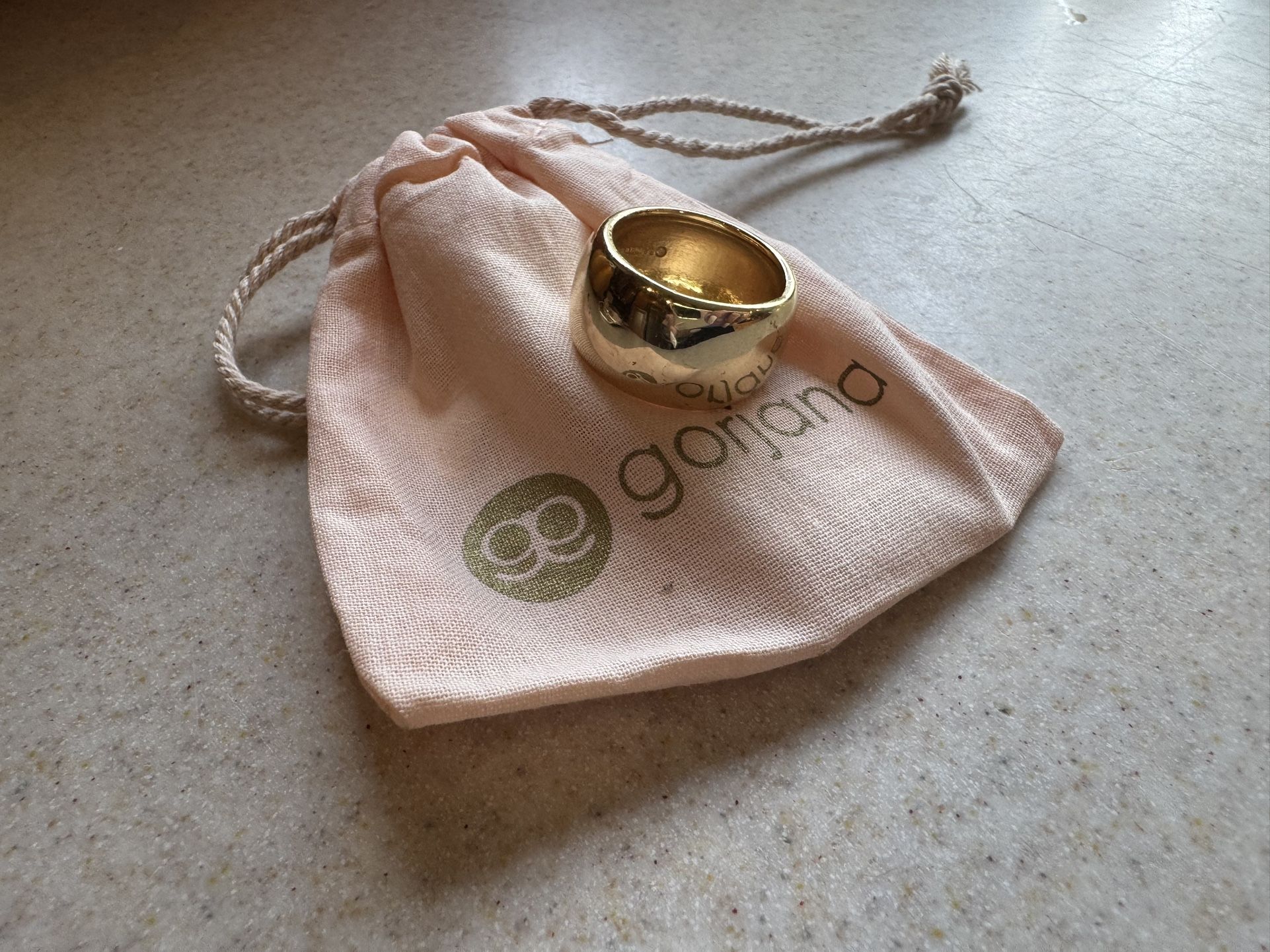 18k Gold Plated Size 8 Ring