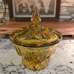 Depression Glass Candy Dish