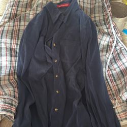 Gloria Vanderbilt XL Button Up Faux Suede