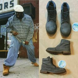 Olive timberland boots Sz-10 biggie rap tee tupac clean fugues NWA jay-z