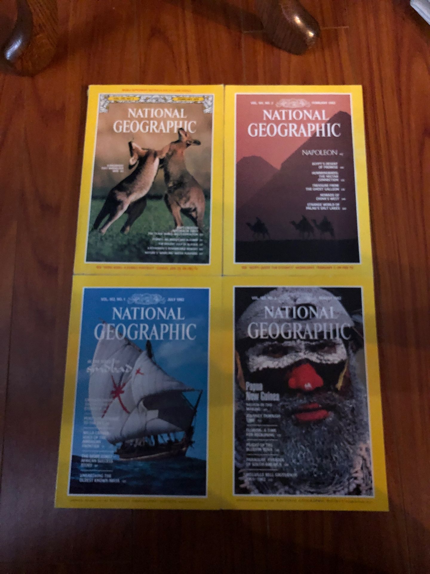 National Geographic 1979 1982 lot of 4 magazines