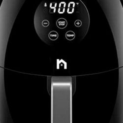 " Brand New " New House Kitchen Digital XL 3.5 L Quart Air Fryer w/ Flat Basket, Touch Screen AirFryer