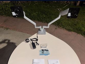 Human Scale Dual Monitor Holder