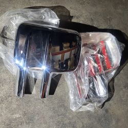 2007 to 2009 silverado  sierra hd chrome miorrs cover
