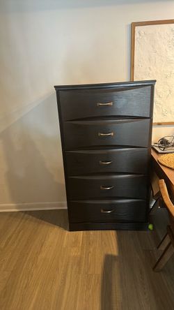 Black dresser