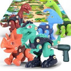 Brand: Jasonwell Jasonwell Kids Building Dinosaur Toys - Boys STEM Take Apart Construction Set Educational Dino Kit Play Set Easter Party Favors Chris