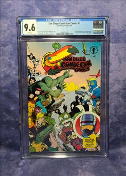 San Diego Comic-Con Comics #1 1992  CGC 9.6 WP SDCC Promo