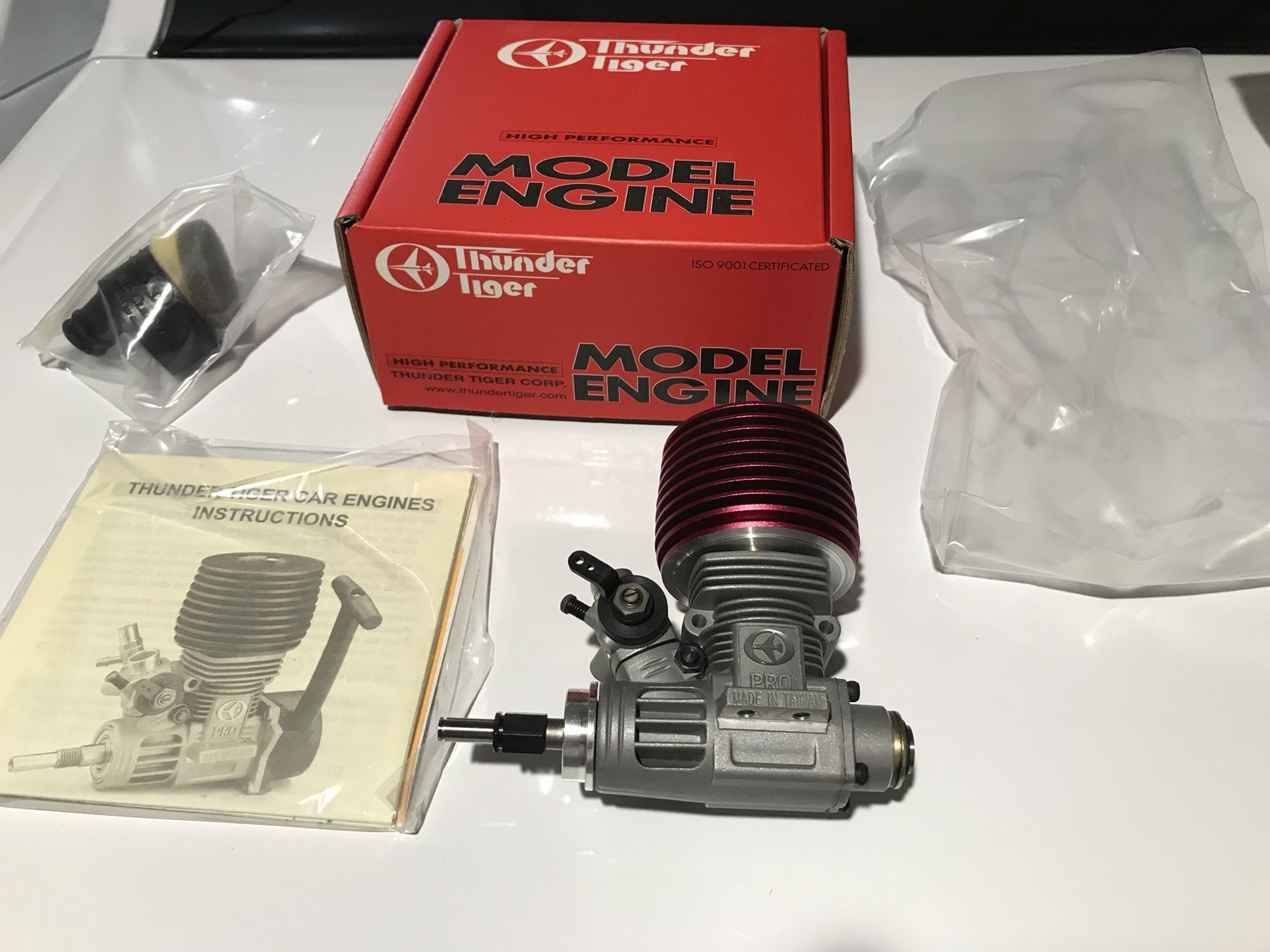 RC NEW THUNDER TIGER PRO .18 ENGINE W/EASY START SYSTEM