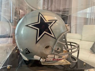 Troy Aikman signed Dallas Cowboys helmet