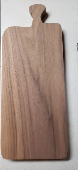 Solid walnut cutting board
