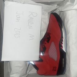 Jordan 5 Raging Bull Sz 11