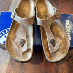 Birkenstock Gizeh Thong Oil Rubbed Leather 38