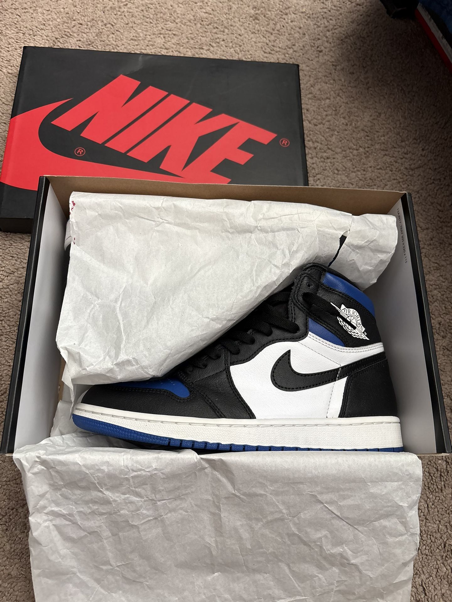 Jordan 1 Royal Toe Size 8.5